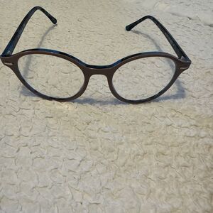 Ray Ban Eyeglasses RB 7118 5715 Light Brown /Havana Blue Size, 50-19-145  +Case